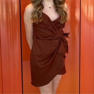 NEED GONE hello Molly Women’s satin dress